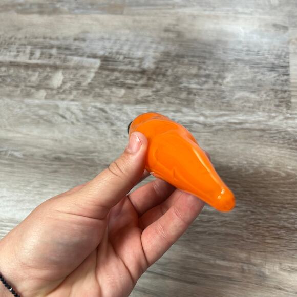 Glass Fruit & Veggie Sculpture Set — Apple Pear Carrot Orange Eggplant Decor - Picture 3 of 16